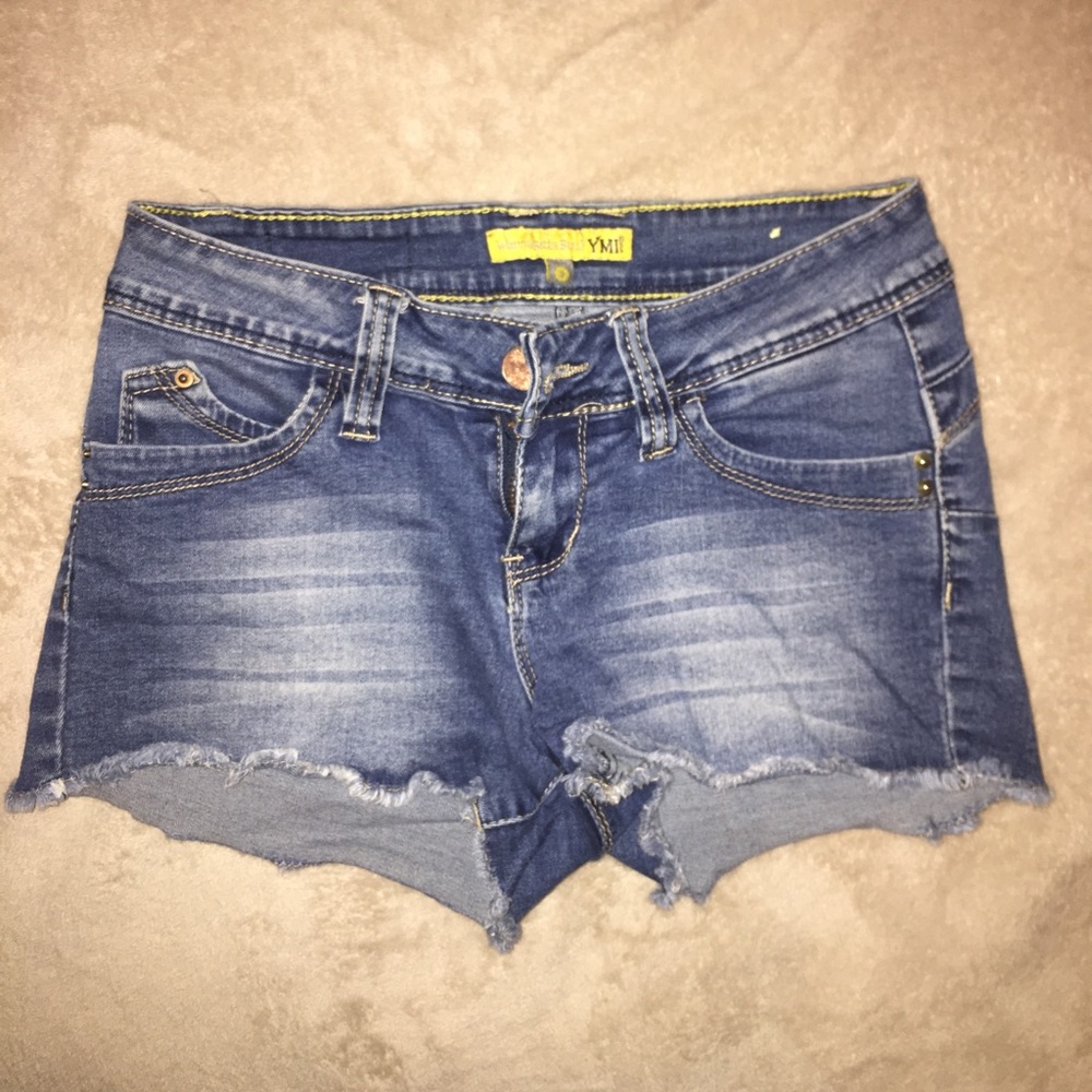 Dark Denim Shorts
